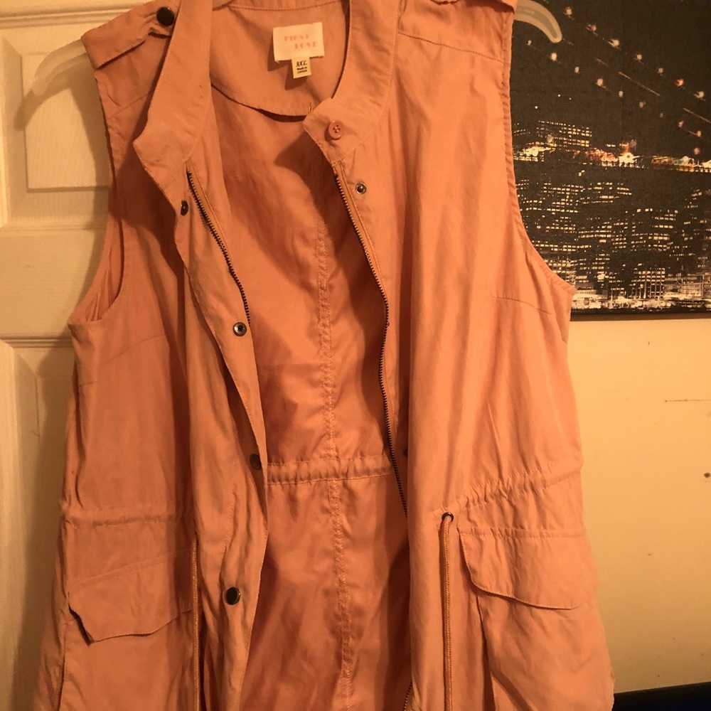 Pink boutique vest